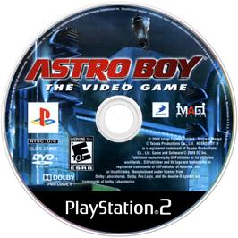 Cartridge artwork for Astro Boy - The Video Game on the Sony Playstation 2.