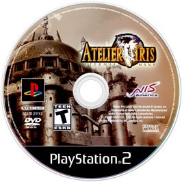 Cartridge artwork for Atelier Iris - Eternal Mana on the Sony Playstation 2.