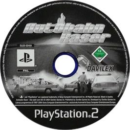 Cartridge artwork for Autobahn Raser - Das Spiel Zum Film on the Sony Playstation 2.