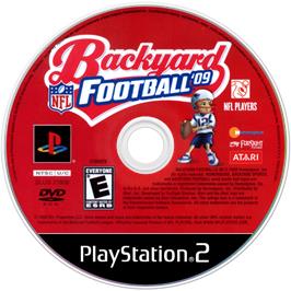 Cartridge artwork for Backyard Football '09 on the Sony Playstation 2.