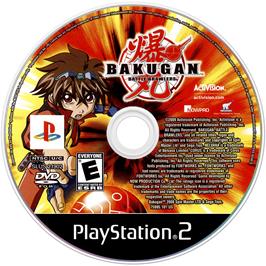 Cartridge artwork for Bakugan Battle Brawlers on the Sony Playstation 2.
