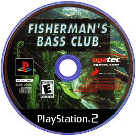 Cartridge artwork for Bass Master Fishing on the Sony Playstation 2.