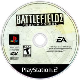Cartridge artwork for Battlefield 2 - Modern Combat on the Sony Playstation 2.