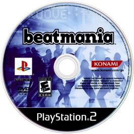Cartridge artwork for Beat Mania on the Sony Playstation 2.