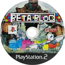 Cartridge artwork for Beta Bloc on the Sony Playstation 2.