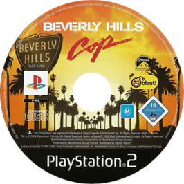 Cartridge artwork for Beverly Hills Cop on the Sony Playstation 2.