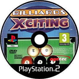 Cartridge artwork for Billiards Xciting on the Sony Playstation 2.