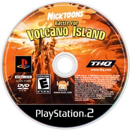 Cartridge artwork for Bob L'eponge Et Ses Amis - Attaque Sur L'ile Du Volcan on the Sony Playstation 2.