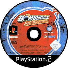 Cartridge artwork for Bomberman Hardball on the Sony Playstation 2.