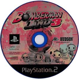 Cartridge artwork for Bomberman Land 3 on the Sony Playstation 2.