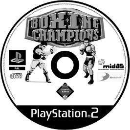 Cartridge artwork for Boxing Champions on the Sony Playstation 2.