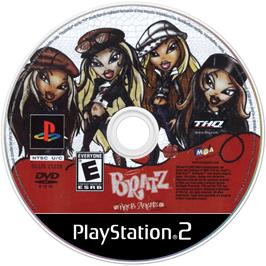 Cartridge artwork for Bratz - Rock Angelz on the Sony Playstation 2.