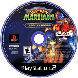 Cartridge artwork for Butt-ugly Martians - Zoom Or Doom! on the Sony Playstation 2.