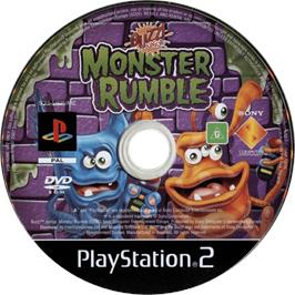 Cartridge artwork for Buzz! Junior - Monster Rumble on the Sony Playstation 2.