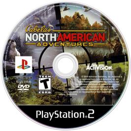 Cartridge artwork for Cabela's North American Adventures on the Sony Playstation 2.