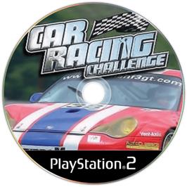 Cartridge artwork for Car Racing Challenge on the Sony Playstation 2.