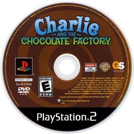 Cartridge artwork for Charlie Et La Chocolaterie on the Sony Playstation 2.