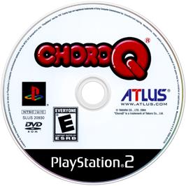 Cartridge artwork for Choroq on the Sony Playstation 2.