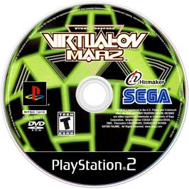 Cartridge artwork for Cyber Troopers - Virtual-On Marz on the Sony Playstation 2.