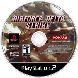 Cartridge artwork for Deadly Skies 3 on the Sony Playstation 2.