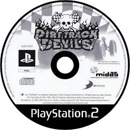 Cartridge artwork for Dirt Track Devils on the Sony Playstation 2.