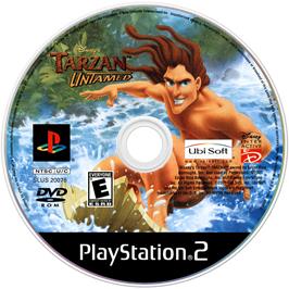 Cartridge artwork for Disney's Tarzan - Freeride on the Sony Playstation 2.