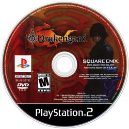 Cartridge artwork for Drakengard on the Sony Playstation 2.