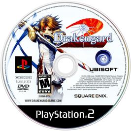 Cartridge artwork for Drakengard 2 on the Sony Playstation 2.