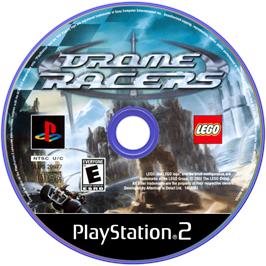 Cartridge artwork for Drome Racers on the Sony Playstation 2.
