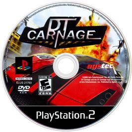 Cartridge artwork for Dt Carnage on the Sony Playstation 2.