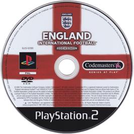 Cartridge artwork for England International Football - 2004 Edition on the Sony Playstation 2.