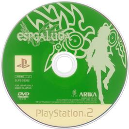 Cartridge artwork for Espgaluda on the Sony Playstation 2.
