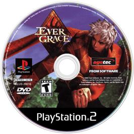 Cartridge artwork for Evergrace on the Sony Playstation 2.