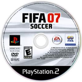 Cartridge artwork for FIFA 07 on the Sony Playstation 2.