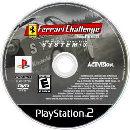 Cartridge artwork for Ferrari Challenge - Trofeo Pirelli on the Sony Playstation 2.