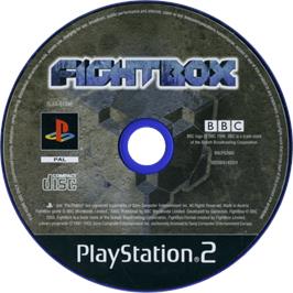 Cartridge artwork for Fightbox on the Sony Playstation 2.