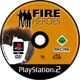 Cartridge artwork for Fire Heroes on the Sony Playstation 2.