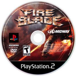 Cartridge artwork for Fireblade on the Sony Playstation 2.