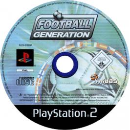 Cartridge artwork for Football Generation on the Sony Playstation 2.