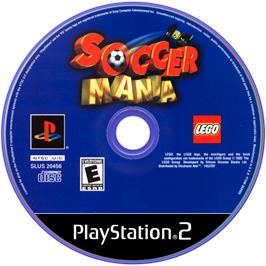 Cartridge artwork for Football Mania on the Sony Playstation 2.