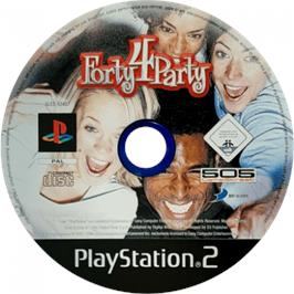 Cartridge artwork for Forty 4 Party on the Sony Playstation 2.