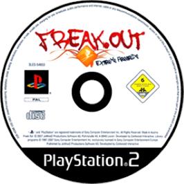 Cartridge artwork for Freak Out - Extreme Freeride on the Sony Playstation 2.