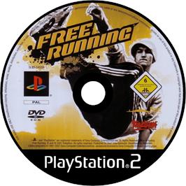 Cartridge artwork for Free Running on the Sony Playstation 2.
