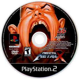 Cartridge artwork for Freestyle Metal X on the Sony Playstation 2.