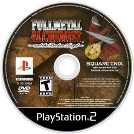 Cartridge artwork for Fullmetal Alchemist And The Broken Angel on the Sony Playstation 2.