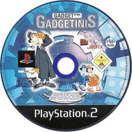 Cartridge artwork for Gadget And Gadgetinis on the Sony Playstation 2.