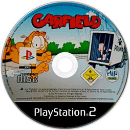 Cartridge artwork for Garfield - Saving Arlene on the Sony Playstation 2.