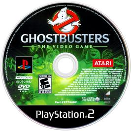 Cartridge artwork for Ghostbusters - The Video Game on the Sony Playstation 2.