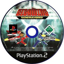 Cartridge artwork for Gigawing Generation on the Sony Playstation 2.