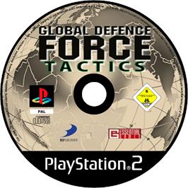 Cartridge artwork for Global Defence Force - Tactics on the Sony Playstation 2.
